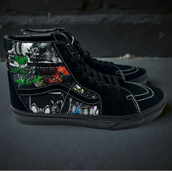 Disney x Vans SK8-Hi 100 Villains Sneakers Shoes Limited Edition M 6.5, W 8.0 - Picture 3 of 14